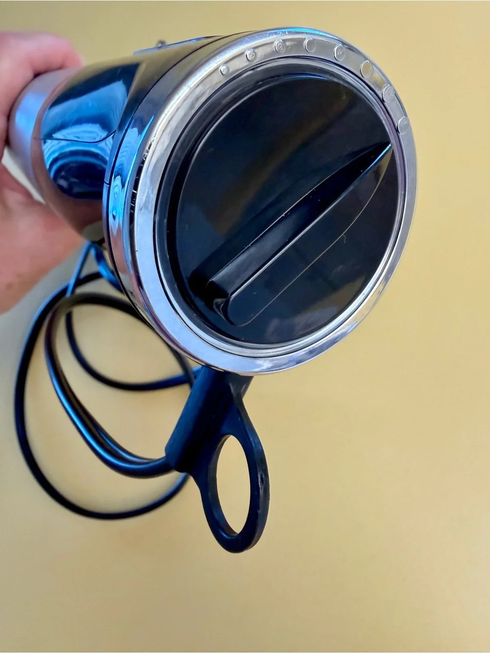 Mueller Electric Hand Mixer / Whisk - Stainless Silver & Black Ultra Stick